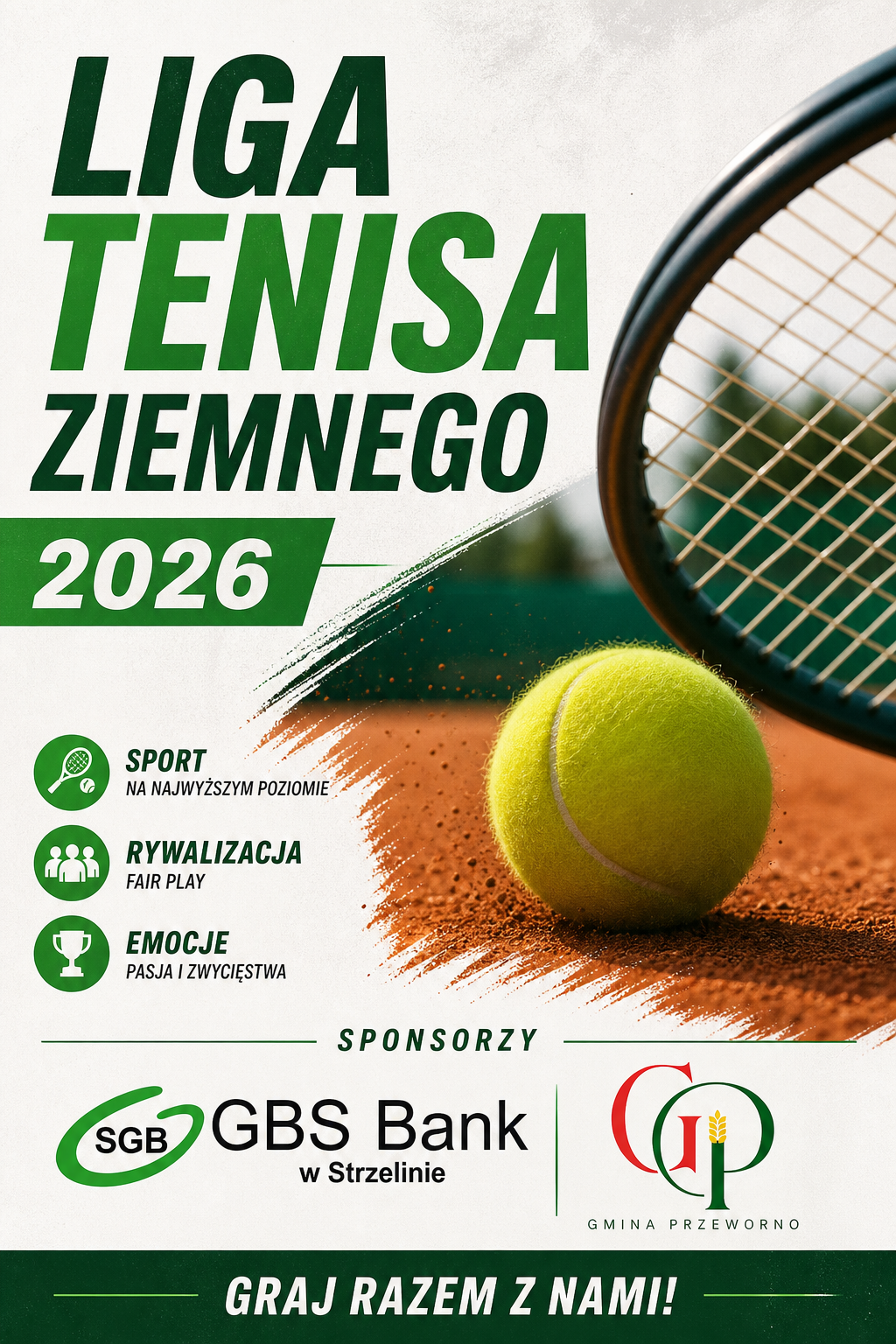 Plakat: Liga Tenisu Ziemnego 2026
