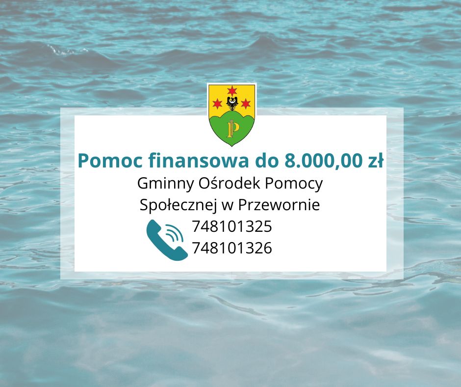 Pomoc finansowa w&nbsp;wysokości do 8 tysięcy złotych dla os&oacute;b, kt&oacute;re poniosły szkody w&nbsp;wyniku podtopień budynk&oacute;w mieszkalnych i&nbsp;gospodarczych