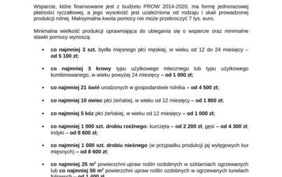 Zdjęcie do Komunikat ARiMR - nab&oacute;r wniosk&oacute;w