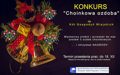 Zdjęcie do Konkurs dla KGW - CHOINKOWA OZDOBA